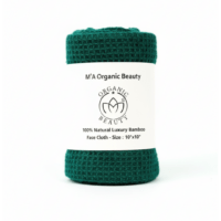 Natural Luxury Bamboo Waffle Face Cloth