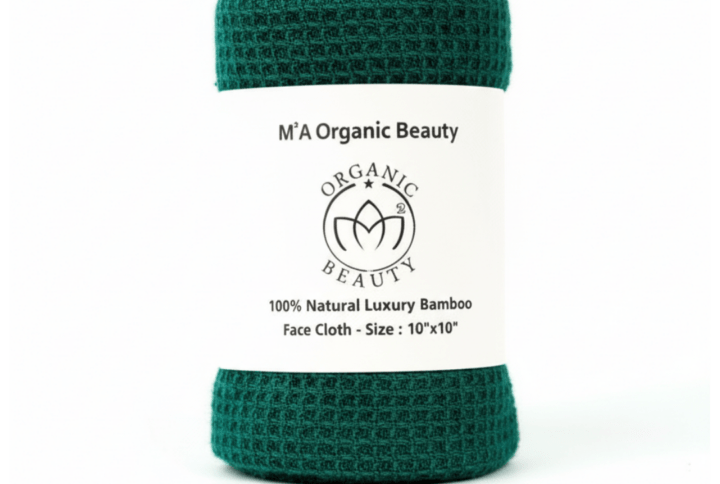Natural Luxury Bamboo Waffle Face Cloth